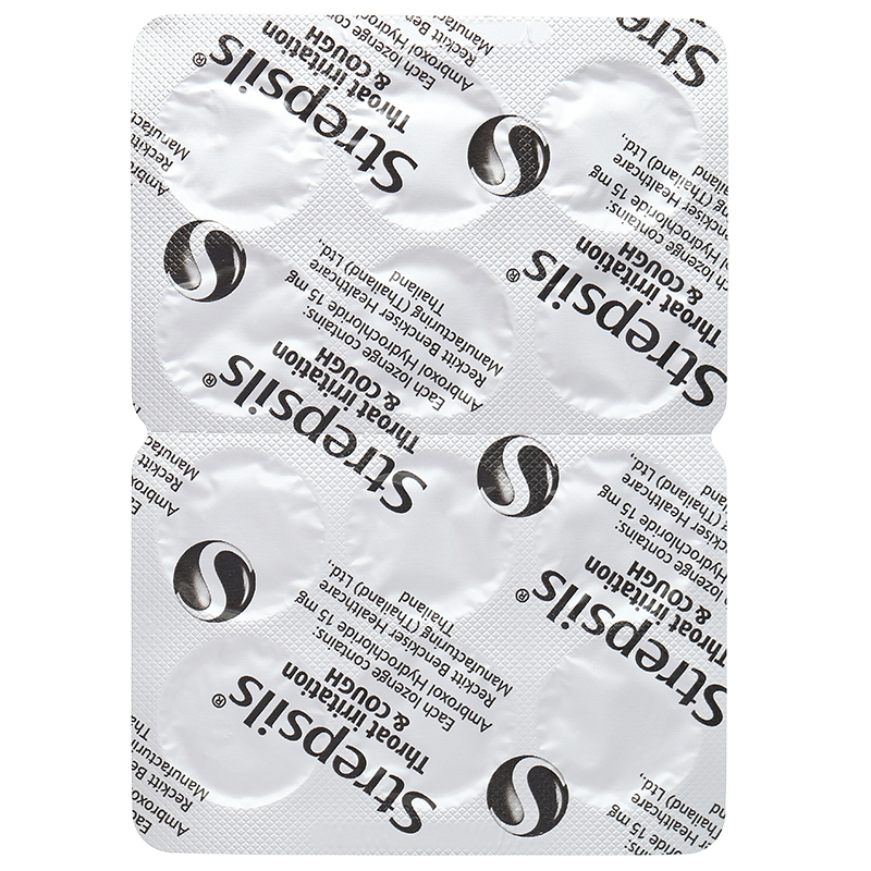 Viên ngậm Strepsils Throat Irritation & Cough 15mg sát khuẩn, tan đàm (2 vỉ x 12 viên) - 8